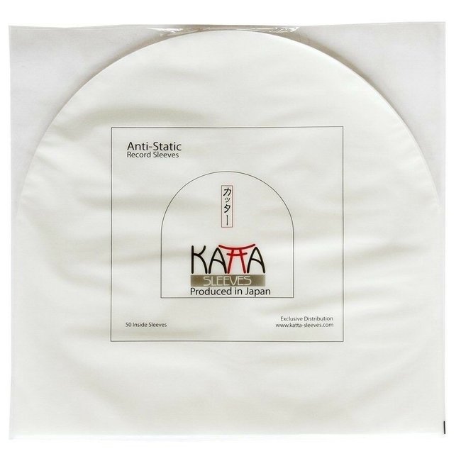 Katta Inner Record Sleeves  ( anti-static foil ) curved shape (100pcs )