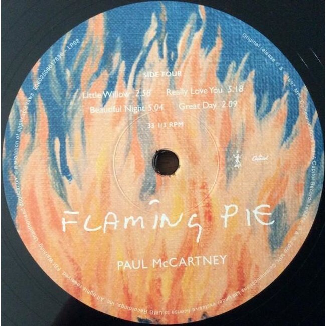 Paul McCartney Flamming Pie ( Half Speed remaster180g vinyl 2LP+ book )