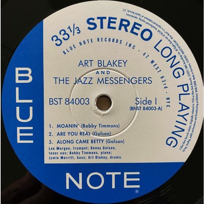 Art Blakey/ and  the Jazz Messengers Moanin ( 180g vinyl LP) (Blue Note Classic Vinyl Series )