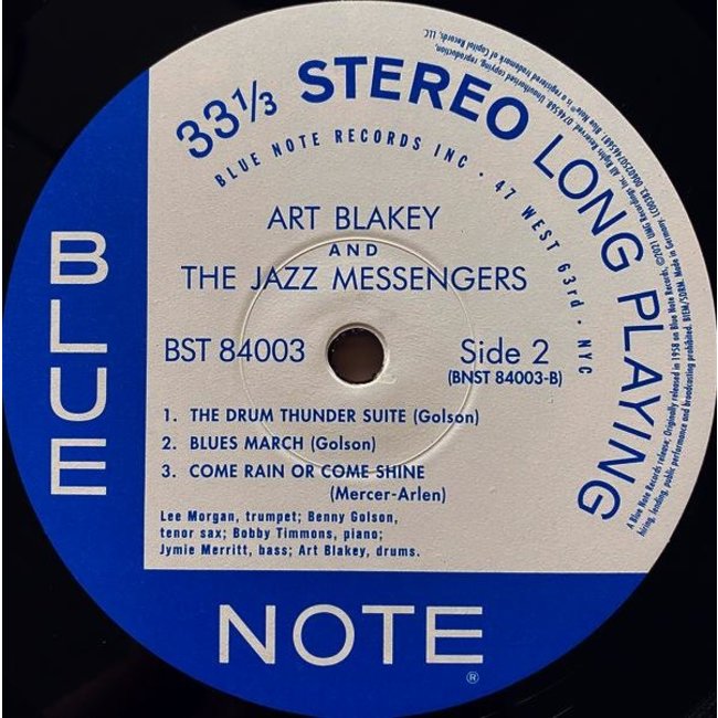 Art Blakey/ and  the Jazz Messengers Moanin ( 180g vinyl LP) (Blue Note Classic Vinyl Series )