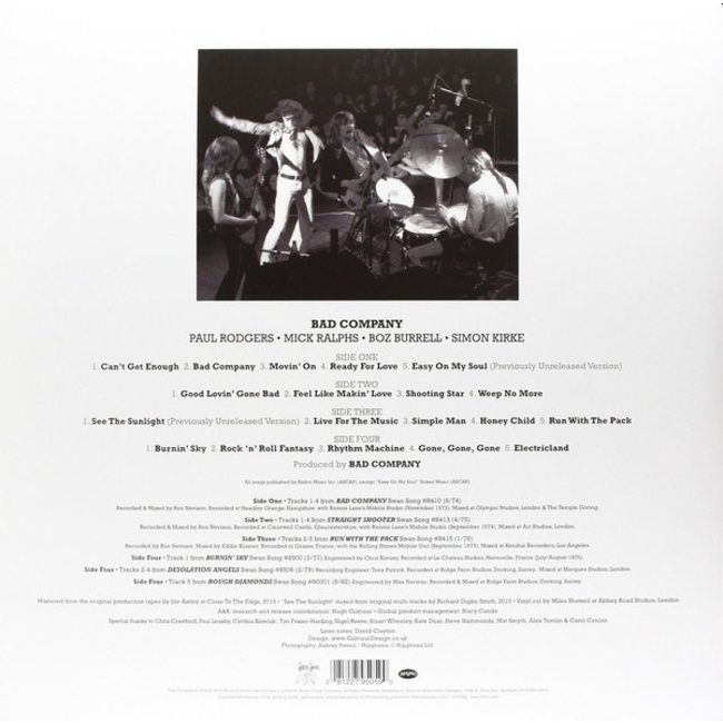 Bad Company  Rock n Roll Fantasy ( The Very Best Of ) ( 180g vinyl 2LP )