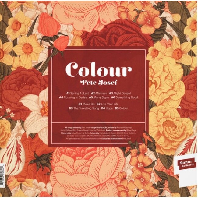Pete Josef Colour  ( colour vinyl LP )