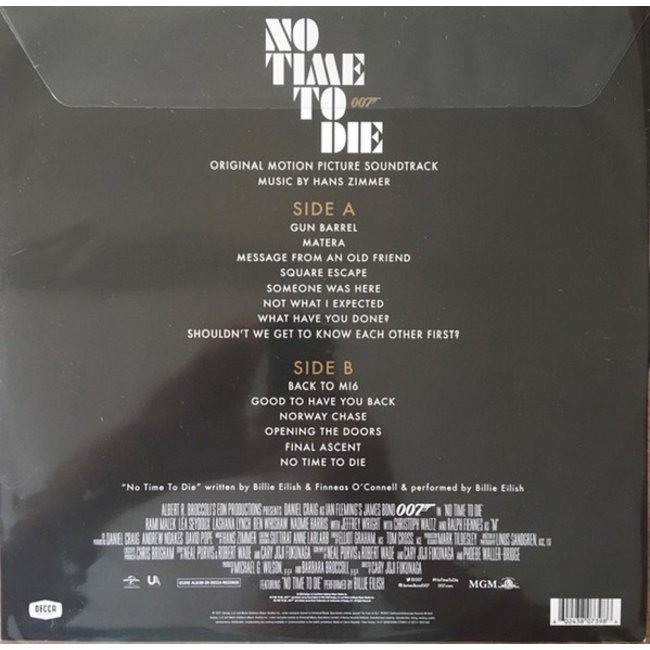 Hans Zimmer - OST - Soundtrack  No Time To Die ( Picture Disc ) ( vinyl LP )