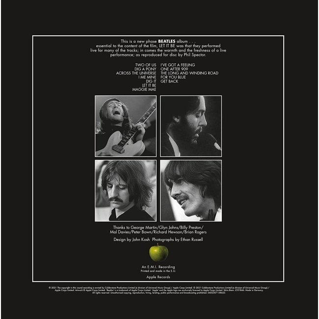 Beatles, The Let It Be ( 2021 newly mixed ) ( 180g viny LP )