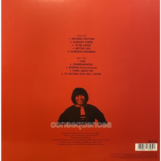 Joan Armatrading Consequences (vinyl LP)
