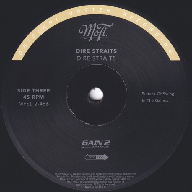 Dire Straits/Mark Knopfler Dire Straits ( HQ vinyl 45rpm 2LP)
