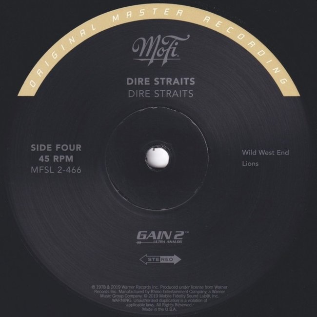 Dire Straits/Mark Knopfler Dire Straits ( HQ vinyl 45rpm 2LP)