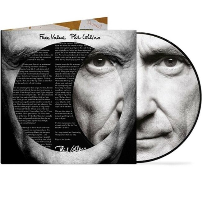 Phil Collins - Face Value ( picture disc vinyl LP )