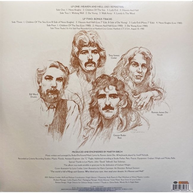 Black Sabbath Heaven & Hell (Deluxe with bonus tracks )  vinyl 2LP