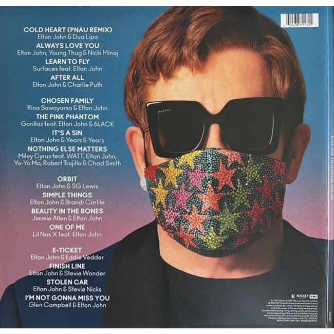 Elton John Lockdown Sessions ( 180g black vinyl 2LP )