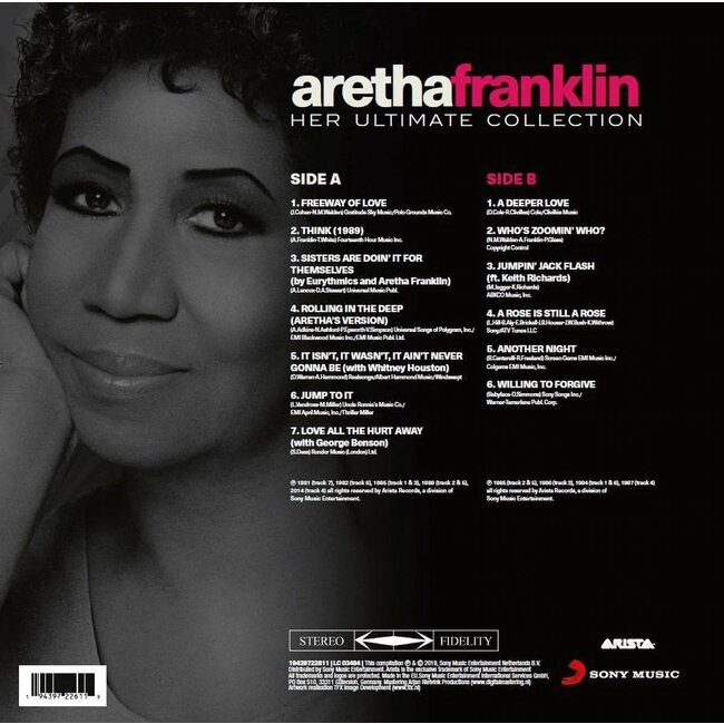 Aretha Franklin Her Ultimate Collection ( vinyl LP )