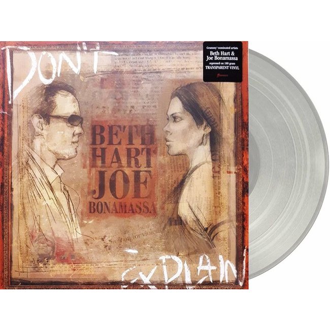 Beth Hart & Joe Bonamassa - Don t Explain (  clear vinyl LP )