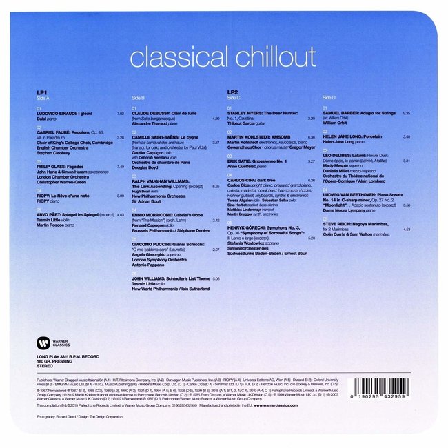 Various Artists Classical Chillout   (  vinyl 2LP )