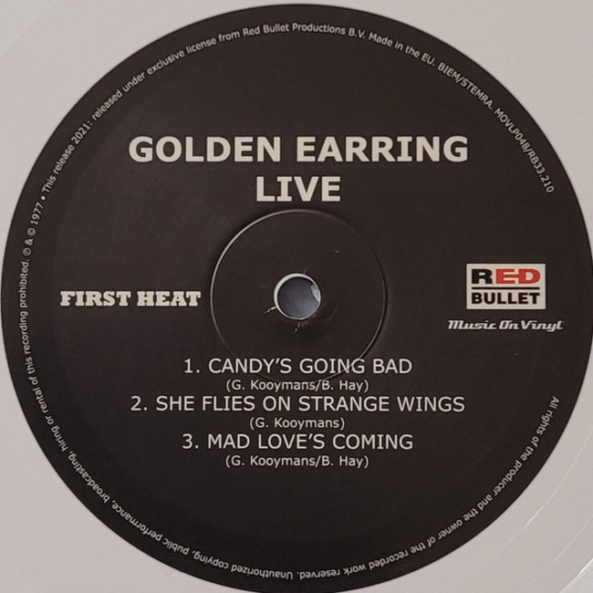 Golden Earring Live ( 180g white vinyl 2LP )