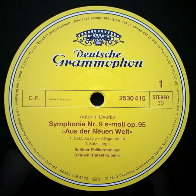 Dvorak Aus Der Neuen Welt / From The New World ( HQ 180g vinyl reissue )