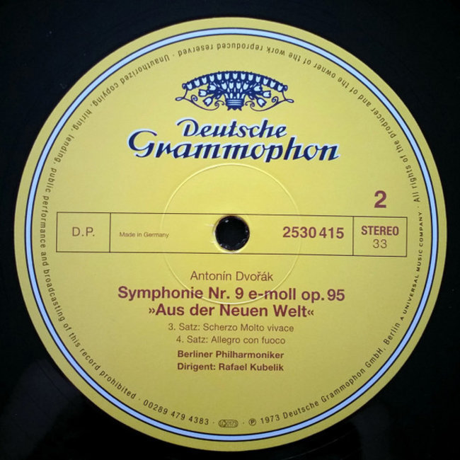 Dvorak Aus Der Neuen Welt / From The New World ( HQ 180g vinyl reissue )