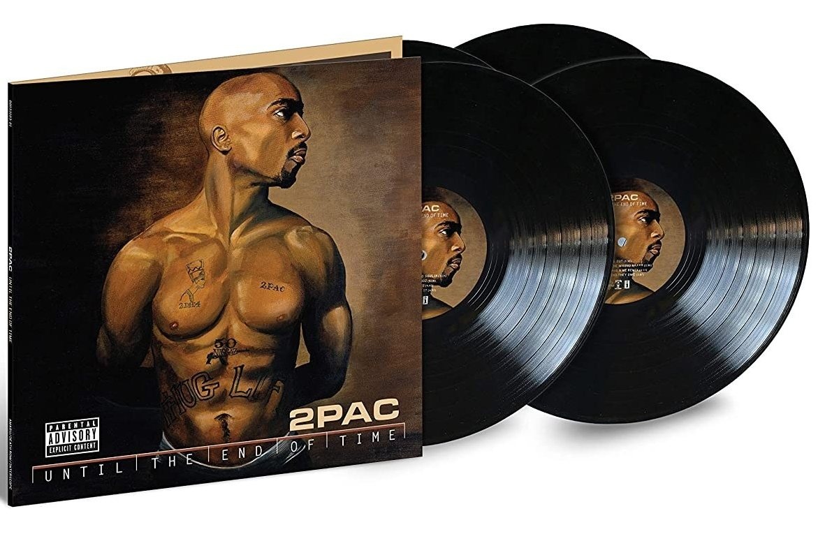 2Pac (Two Pac/Tupac) Until The End Of Time =reissue on vinyl 4LP =