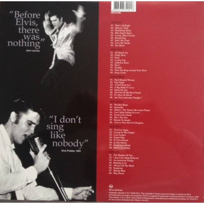 Elvis Presley 50 Greatest Hits ( 180g vinyl 3LP )