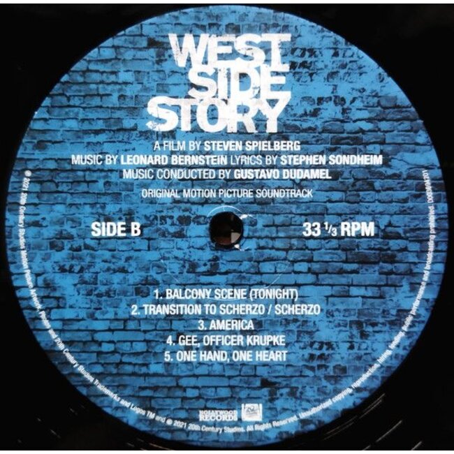 OST - Soundtrack- West Side Story ( 2021 ) ( 180g vinyl 2LP )