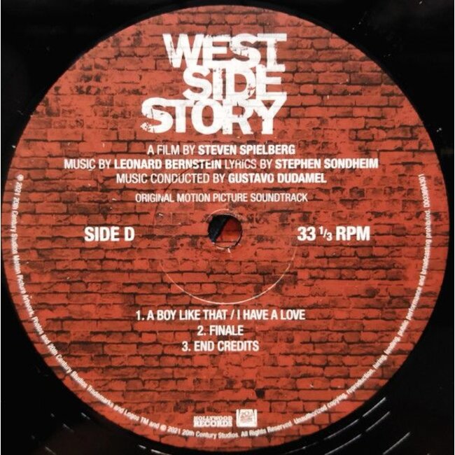 OST - Soundtrack- West Side Story ( 2021 ) ( 180g vinyl 2LP )