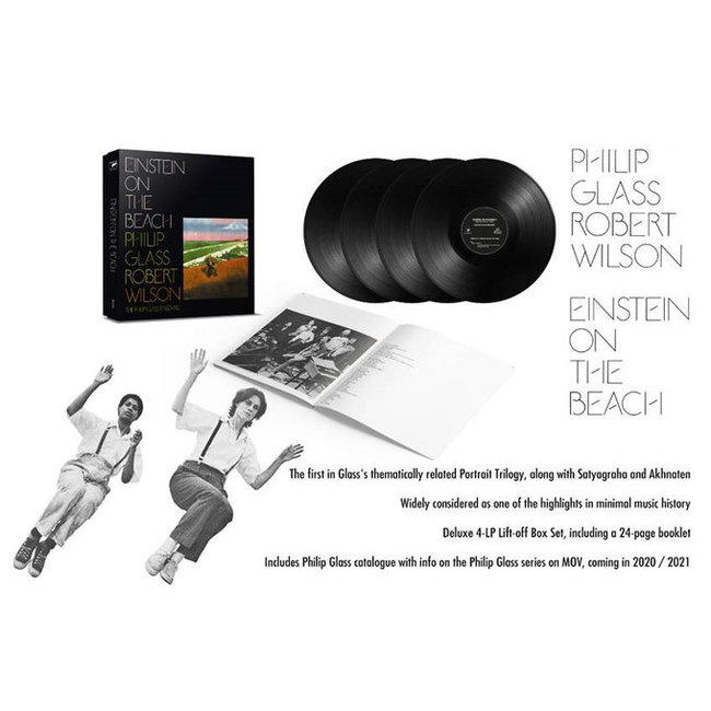 Philip Glass Einstein on the Beach ( w. Robert Wilson ) (Portrait Triology Series )  (180g vinyl 4LP )