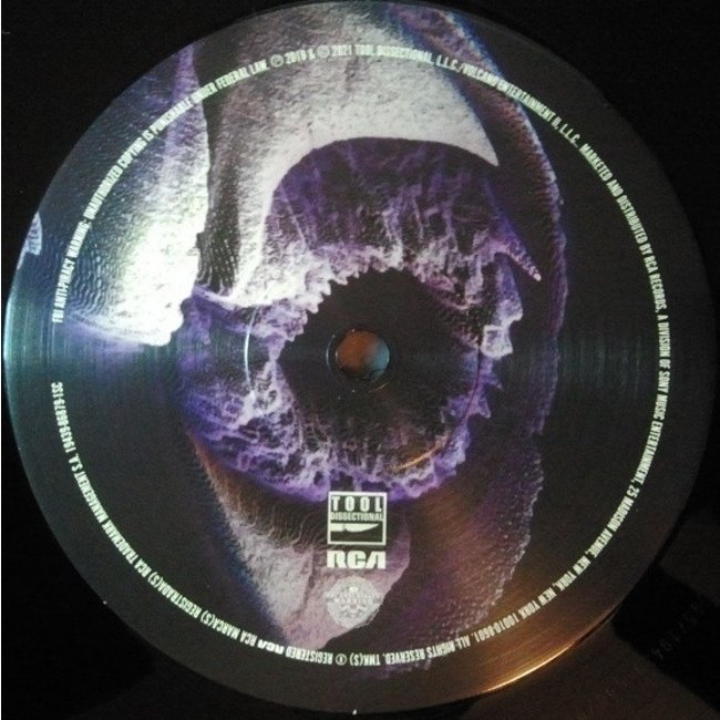 Tool Fear Inoculum Etching On Each 2nd Side / Hardshell Box180g 5LP