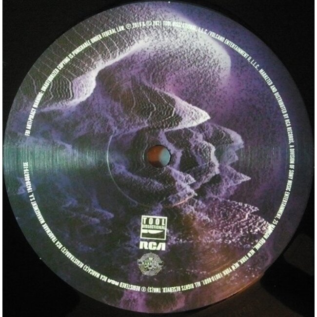 Tool Fear Inoculum Etching On Each 2nd Side / Hardshell Box180g 5LP