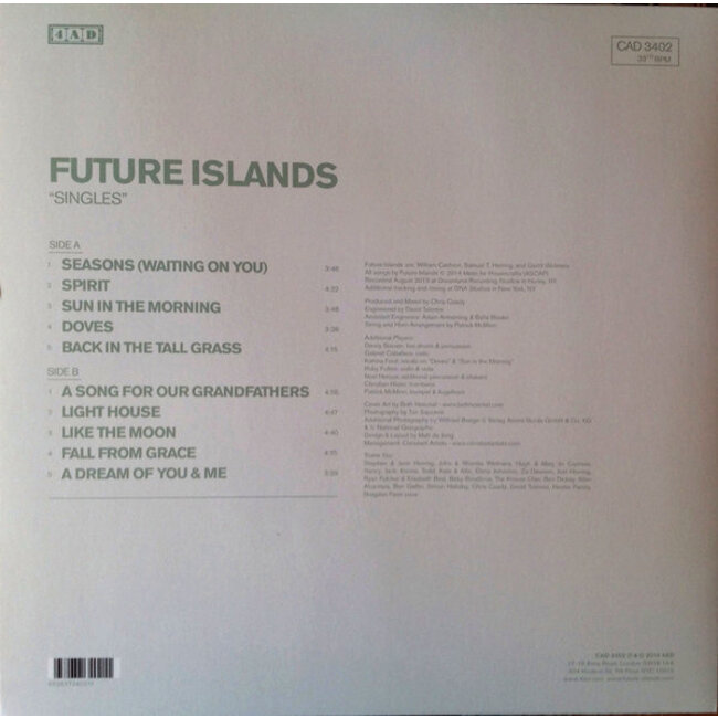 Future Island Singles ( vinyl LP )