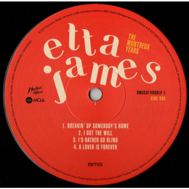 Etta James Montreux Years( 1977-1993) (incl. Booklet and Unseen Photos ) ( 180g vinyl 2LP)