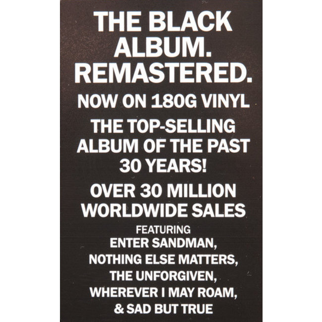 Metallica - Metallica (The Black Album) (180g vinyl 2LP ) ( 2021 remaster )