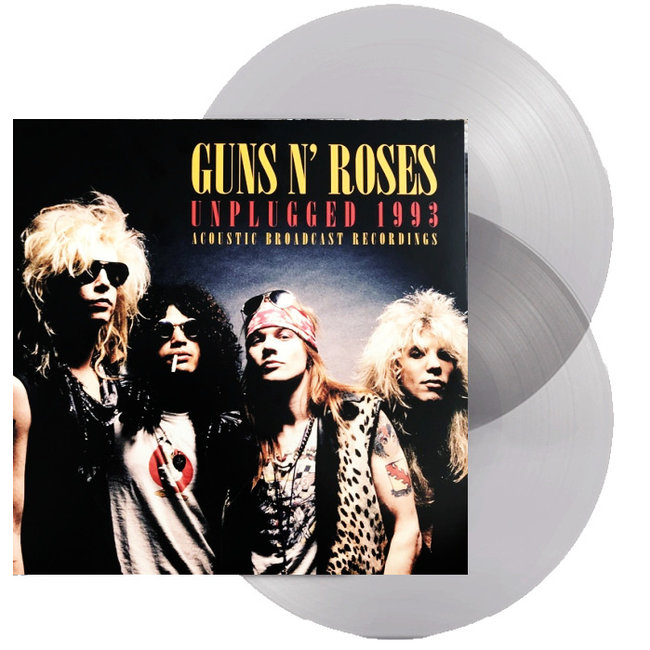 Guns N Roses Unplugged 1993 = clear vinyl 2LP=