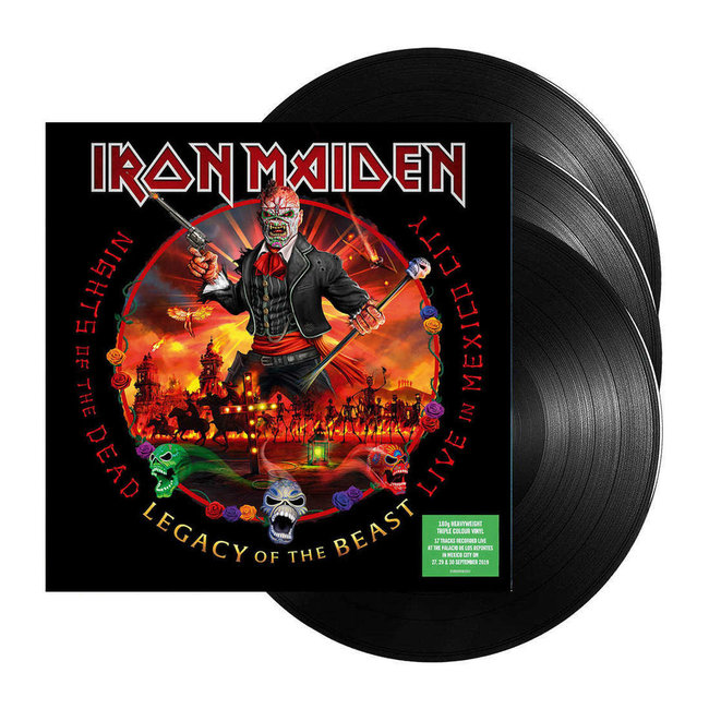 Iron Maiden Nights Of The Dead - Legacy Of The Beast, Live in Mexico City  ( 180g vinyl 3xLP )