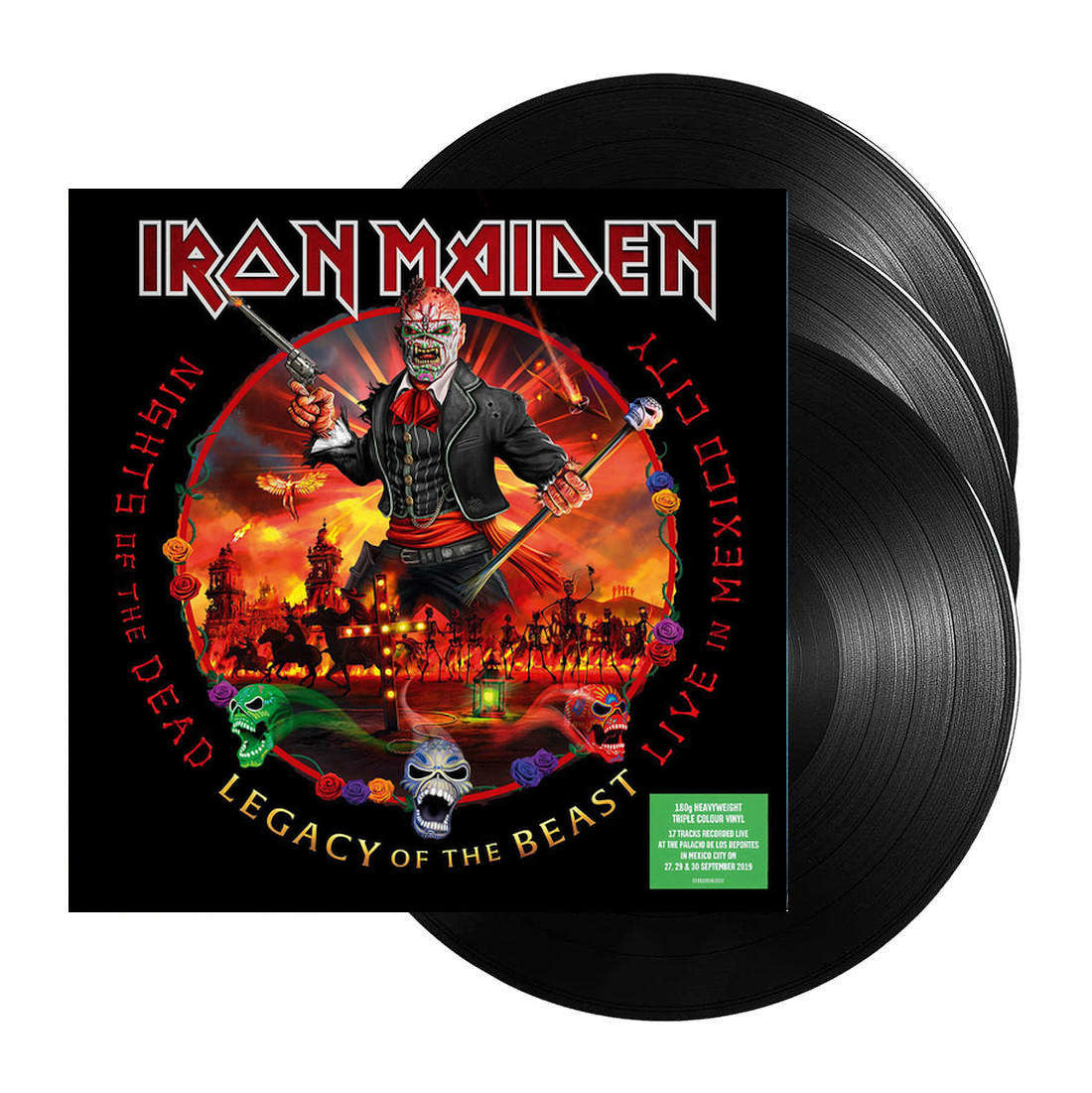 米3LP Iron Maiden Nights Of The Dead, Legacy Of The Beast: Live In Me 4050538625707 BMG 未開封 /00920 Amazon.de:Nights of the Dead,Legacy of the Beast:Live