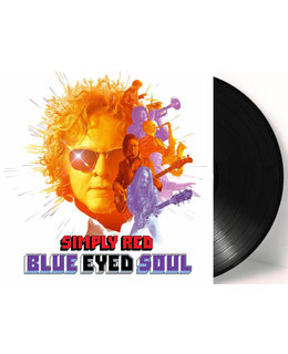 Simply Red Blue Eyed Soul =  vinyl LP=
