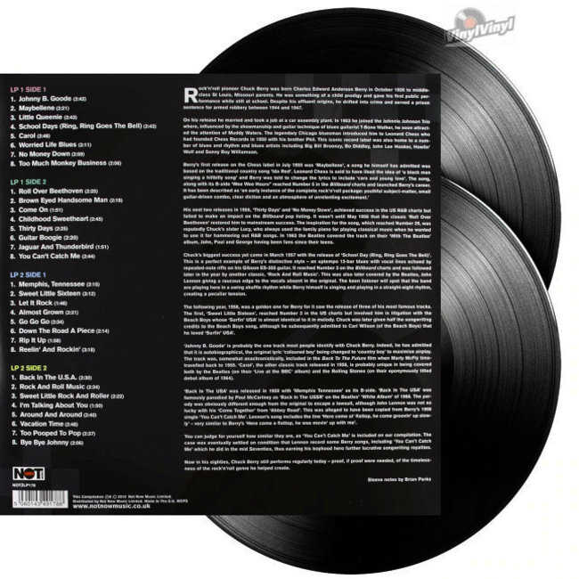 Chuck Berry Best of the Chess Years ( 180g vinyl 2LP )