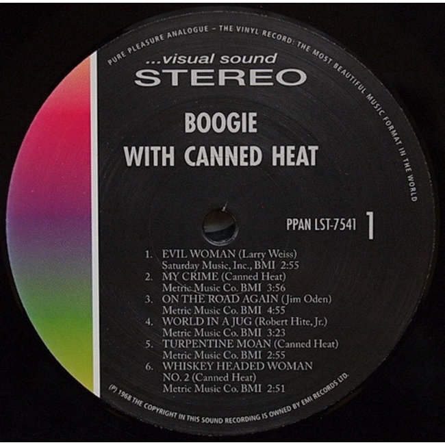 Canned Heat Boogie With Canned ( HQ 180g vinyl LP ) VinylVinyl