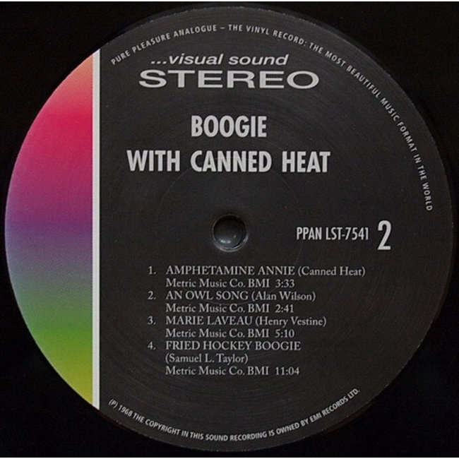 Canned Heat Boogie With Canned ( HQ 180g vinyl LP ) VinylVinyl