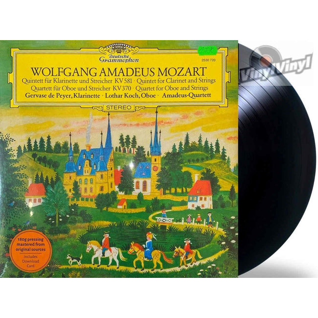 Mozart, W. A. - Gervase De Peyer, Lothar Koch, Amadeus-Quartett  ( 180g vinyl LP )