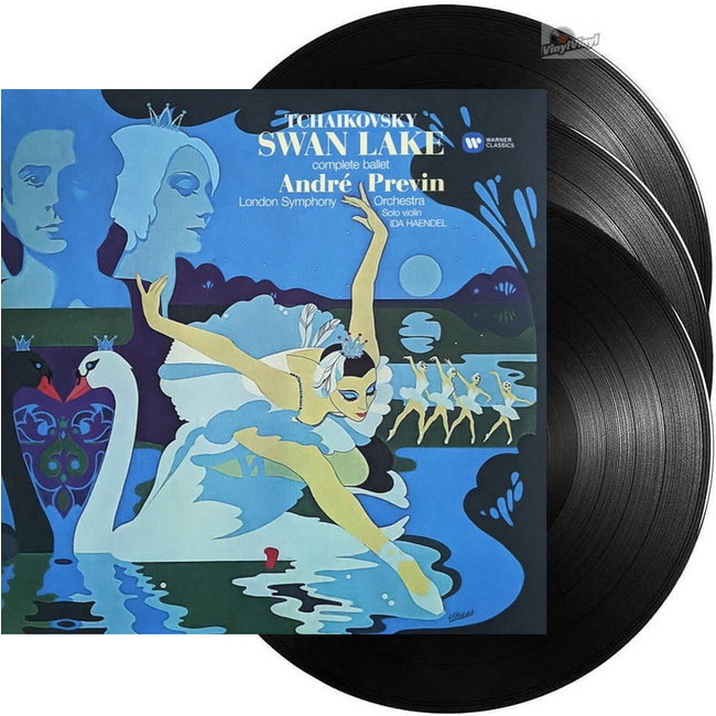 Tchaikovsky -Swan Lake (Complete Ballet) (André Previn, The London Symphony Orchestra, Ida Haendel )  ( 180g vinyl 3LP )