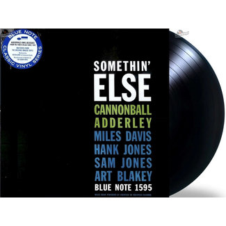 Cannonball Adderley - Somethin Else ( 180g vinyl LP) (Blue Note Classic Vinyl Series )