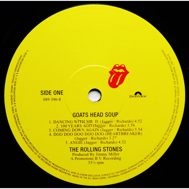 Rolling Stones, the Goats Head Soup (2020 Stereo remix) ( vinyl LP )