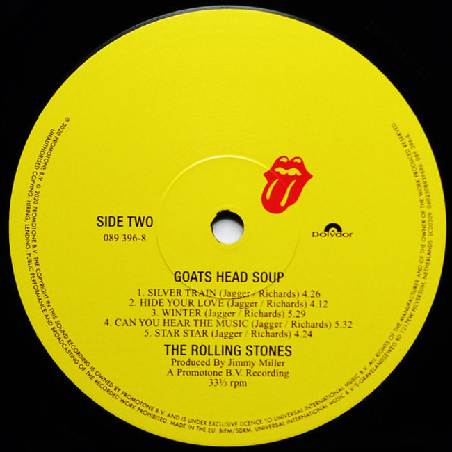 Rolling Stones, the Goats Head Soup (2020 Stereo remix) ( vinyl LP )