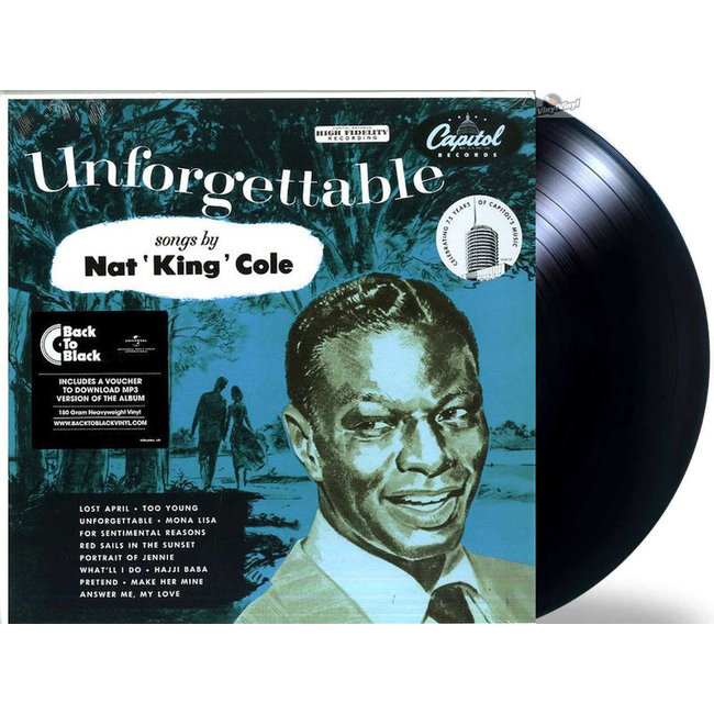 Unforgettable Songs By Nat King Cole 180g Vinyl Record Lp Mp3
