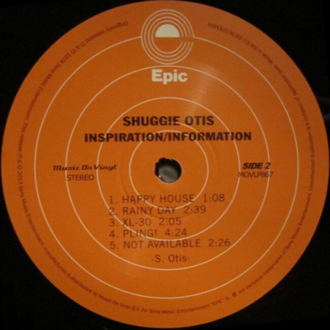 Shuggie Otis Inspiration Information (180g vinyl LP )