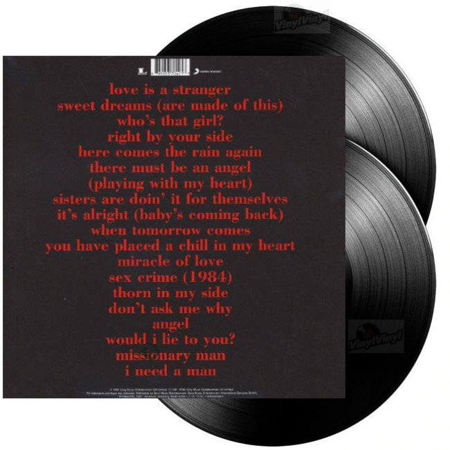 Eurythmics Greatest Hits ( 180g vinyl record 2LP ) VinylVinyl