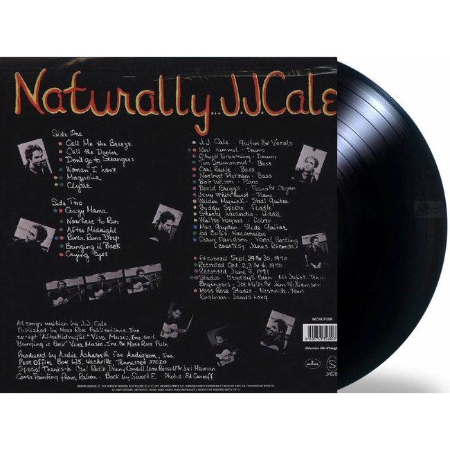 J.J. Cale Naturally  ( 180g vinyl LP )