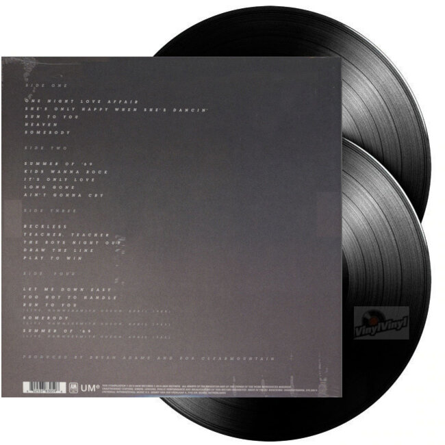 Bryan Adams Reckless(featuring previously unreleased material) ( vinyl 2LP )