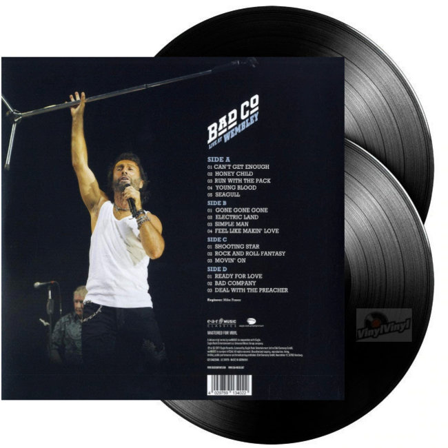 Bad Company Live at Wembley ( 180g vinyl 2LP )