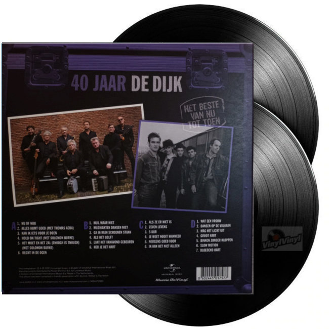 De Dijk 40 Jaar ( Het Beste van Nu tot Toen ) = 180g  vinyl 2LP=