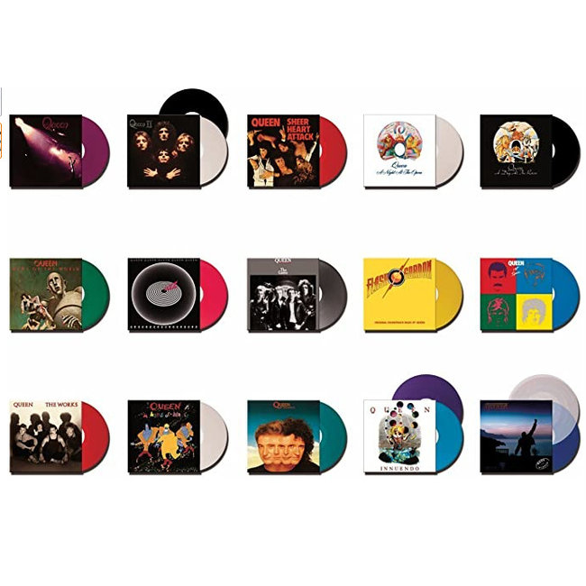 Tapes=(18　QUEEN　Albums=　VinylVinyl　Studio　Original　colour　Collection=18　Master　LP